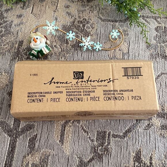 Home  Interiors  Snowman Candle  Snuffer - Picture 2 of 6